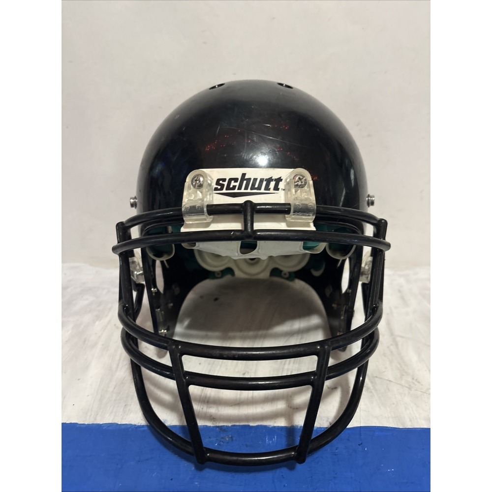 Schutt Youth Football Helmet Black Size Small Face Mask Missing Ear Pads